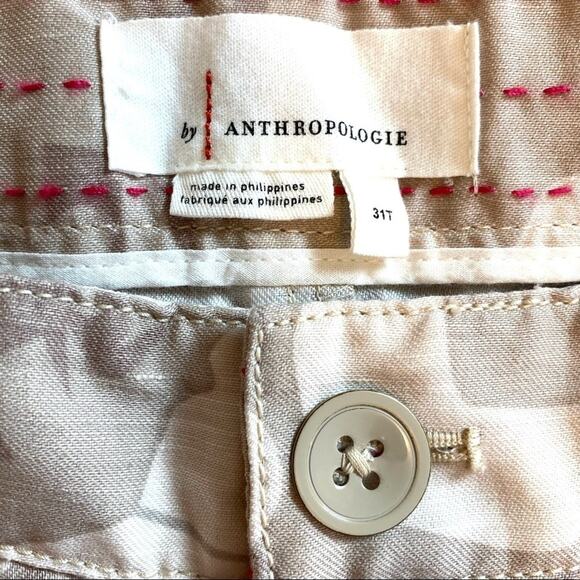 by Anthropologie Women’s Frannie High Rise Pleated Pants Size 31T Comfy - Picture 6 of 8